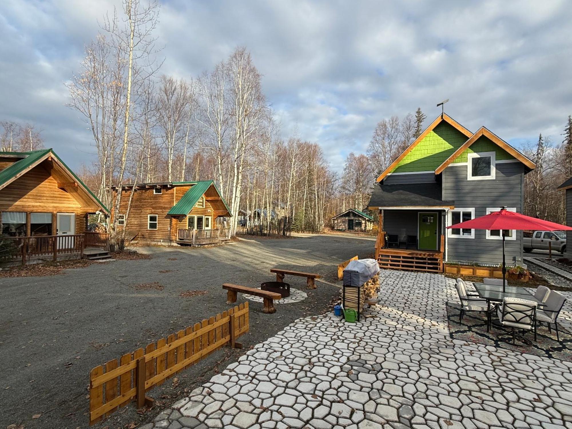 Talkeetna Log Cabin With Hot Tub Unit 1 Exterior foto