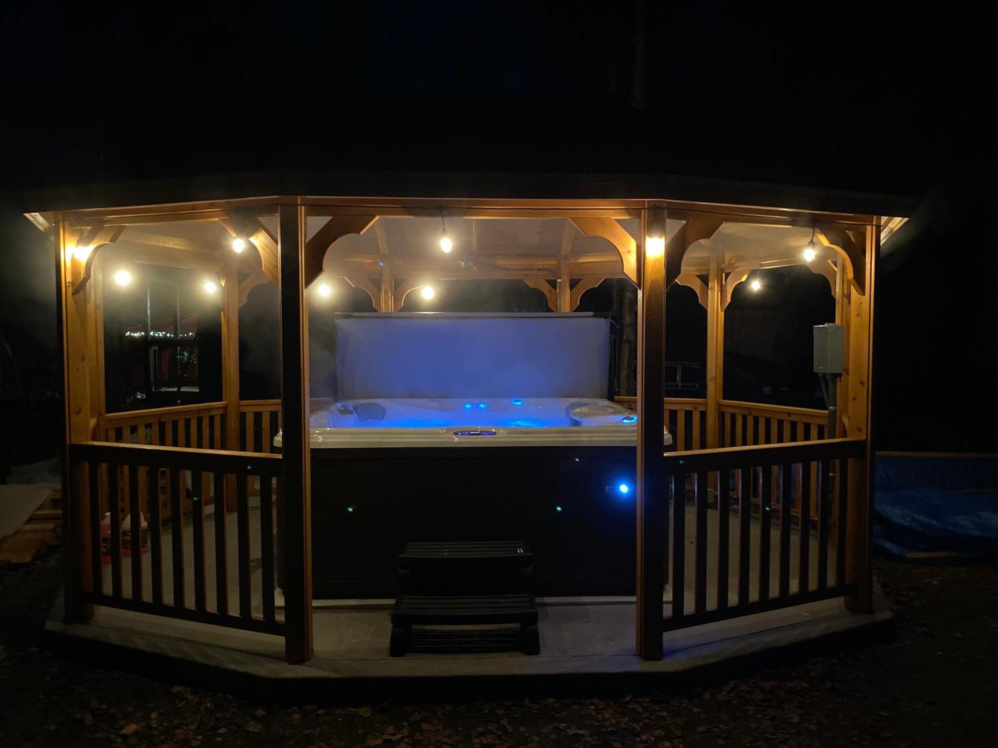 Talkeetna Log Cabin With Hot Tub Unit 1 Exterior foto