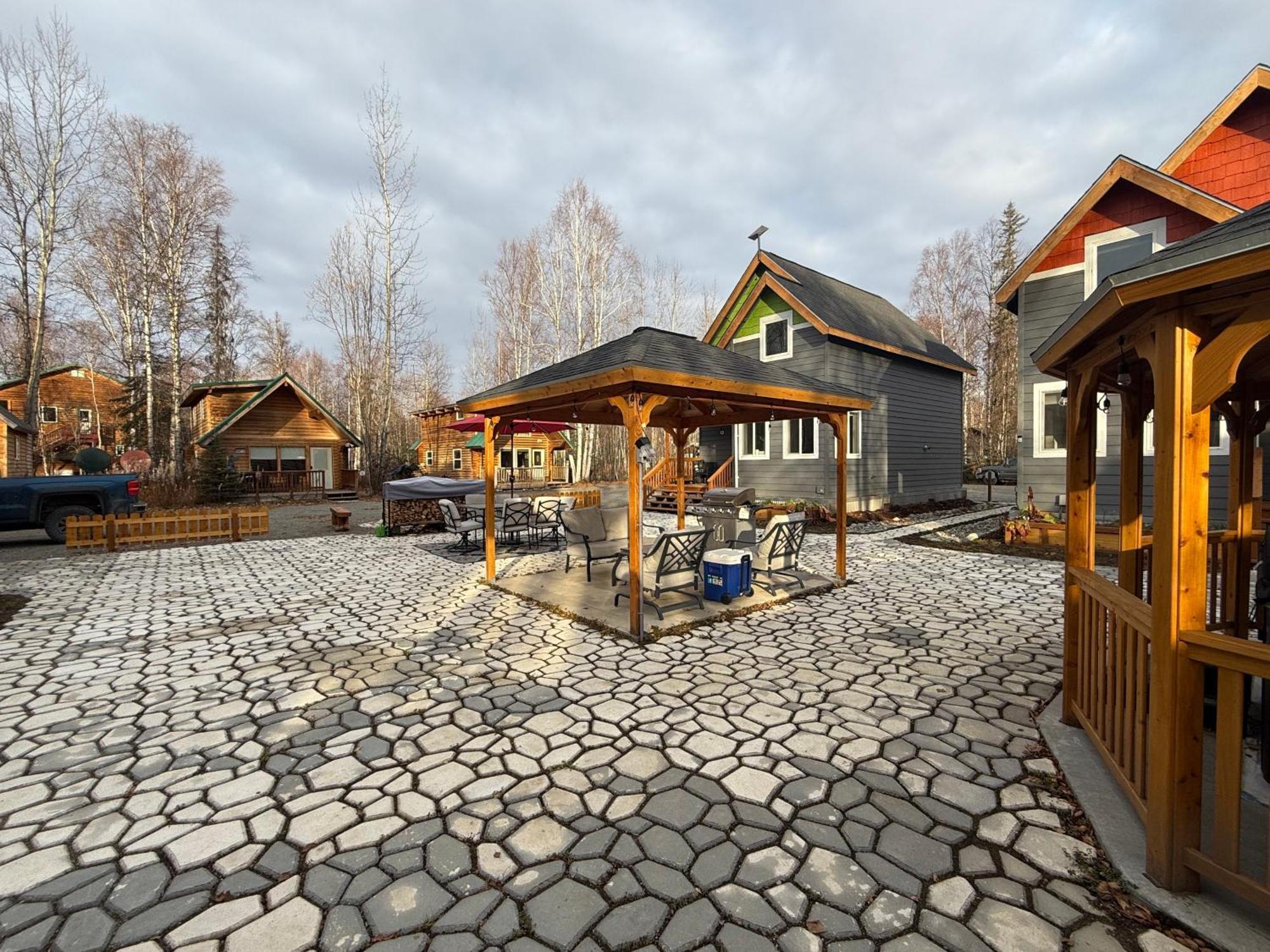 Talkeetna Log Cabin With Hot Tub Unit 1 Exterior foto
