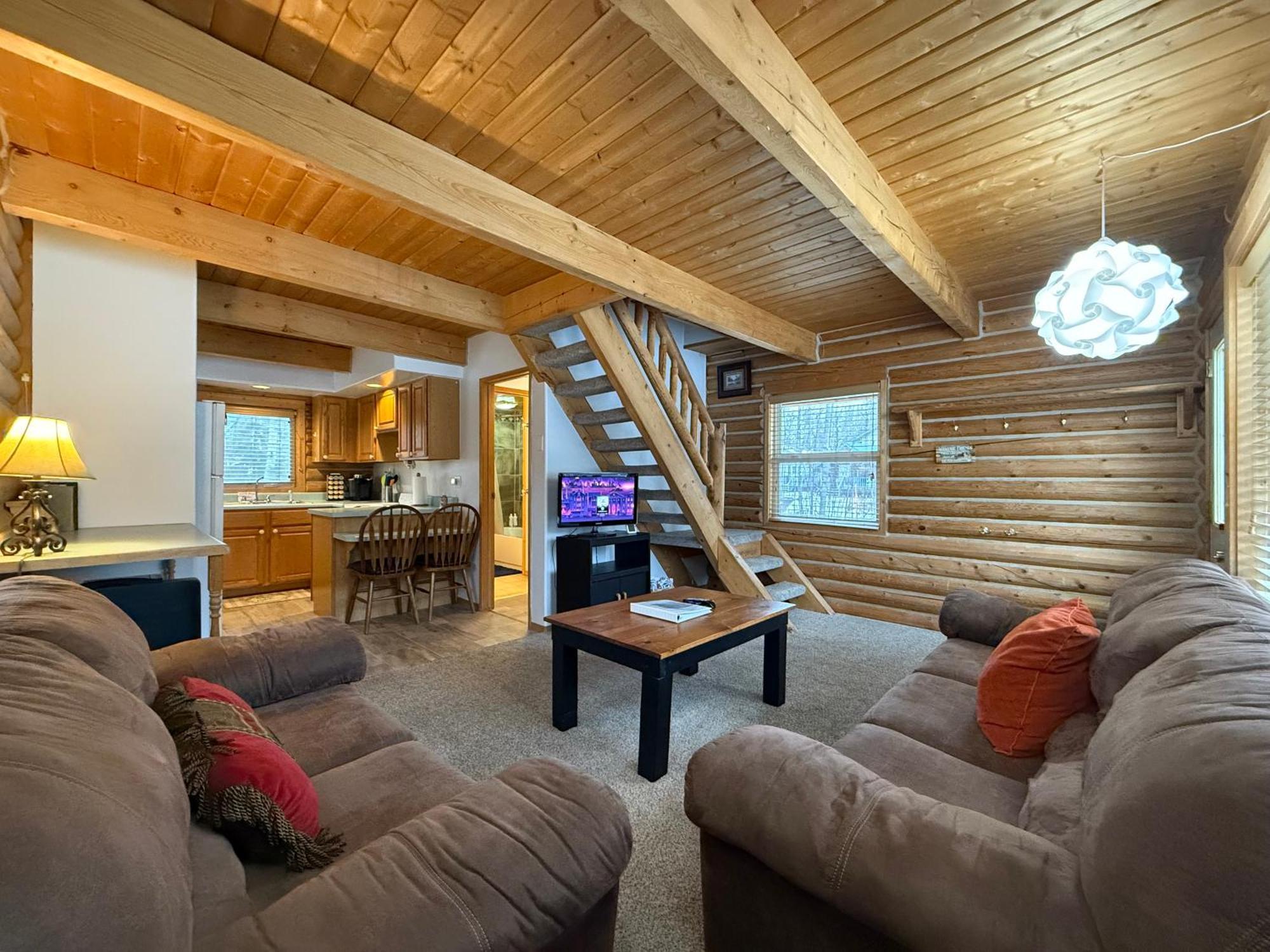 Talkeetna Log Cabin With Hot Tub Unit 1 Exterior foto