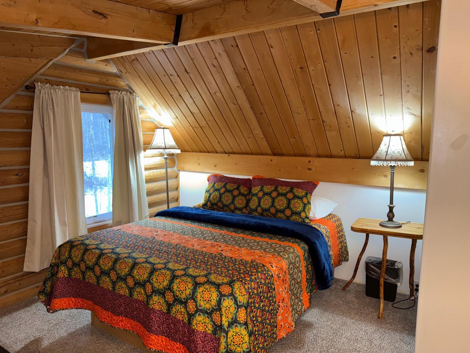 Talkeetna Log Cabin With Hot Tub Unit 1 Exterior foto